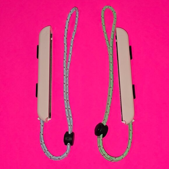 Nintendo Switch Animal Crossing New Horizons Joycon Pair Authentic w/Straps Exc - Picture 4 of 14